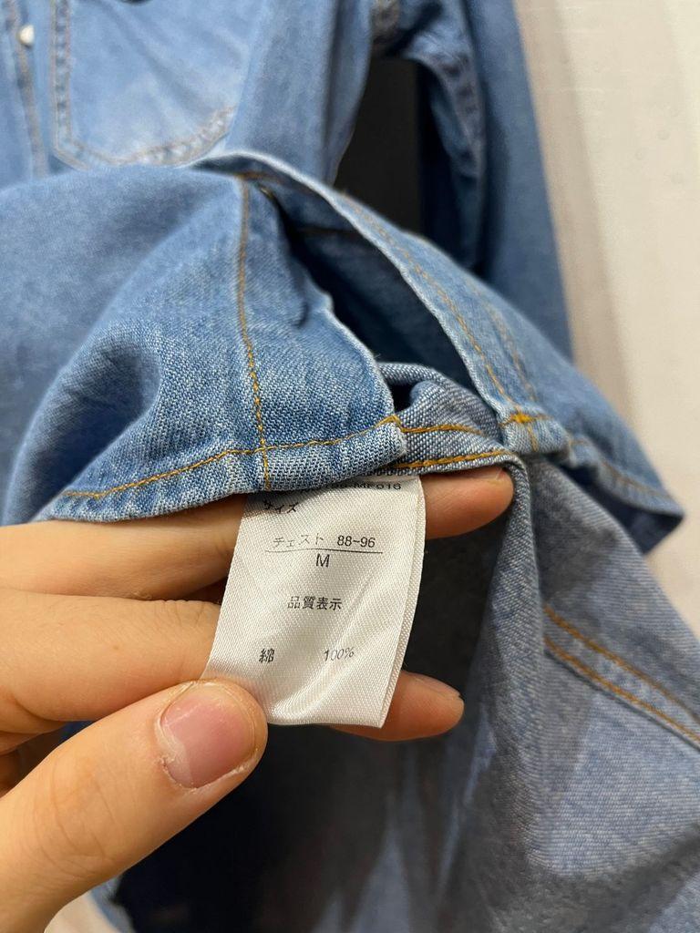 일본빈티지 NAVY 웨스턴 데님 셔츠 우먼즈 6