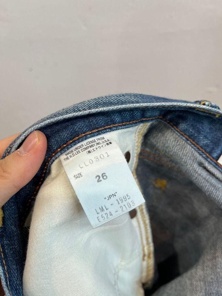 Lee 워시드 데님팬츠 우먼즈 Made in JAPAN 8