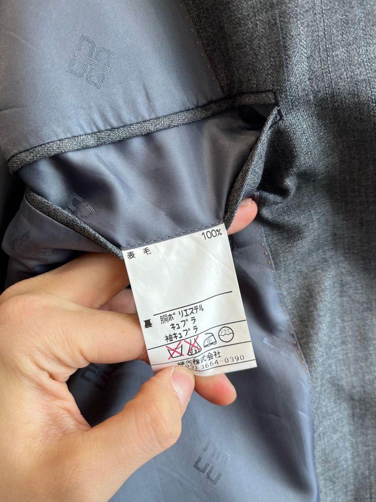 닥스 퓨어울 블레이저 자켓 그레이 Made in JAPAN 9