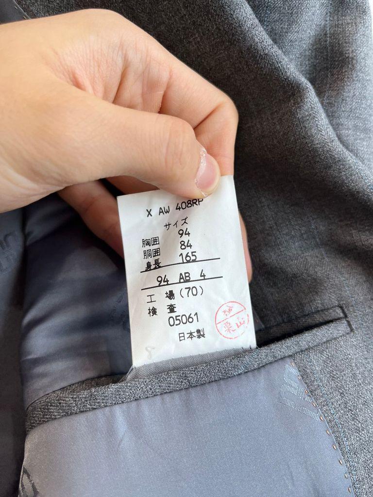 닥스 퓨어울 블레이저 자켓 그레이 Made in JAPAN 8