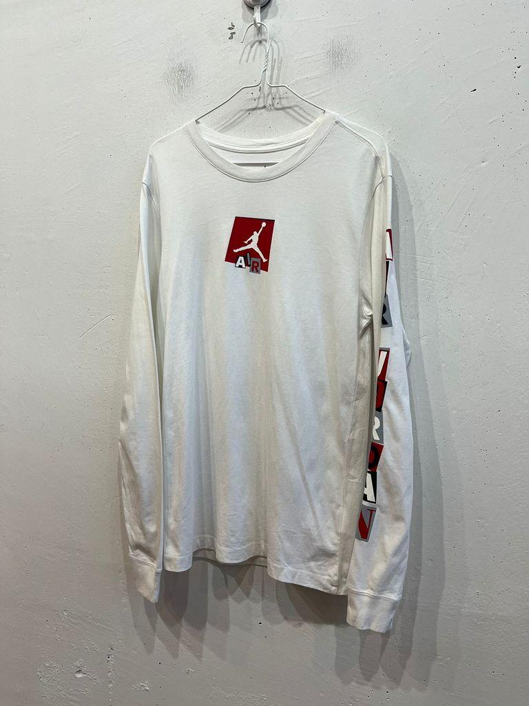 조던 롱슬리브 화이트 M 2