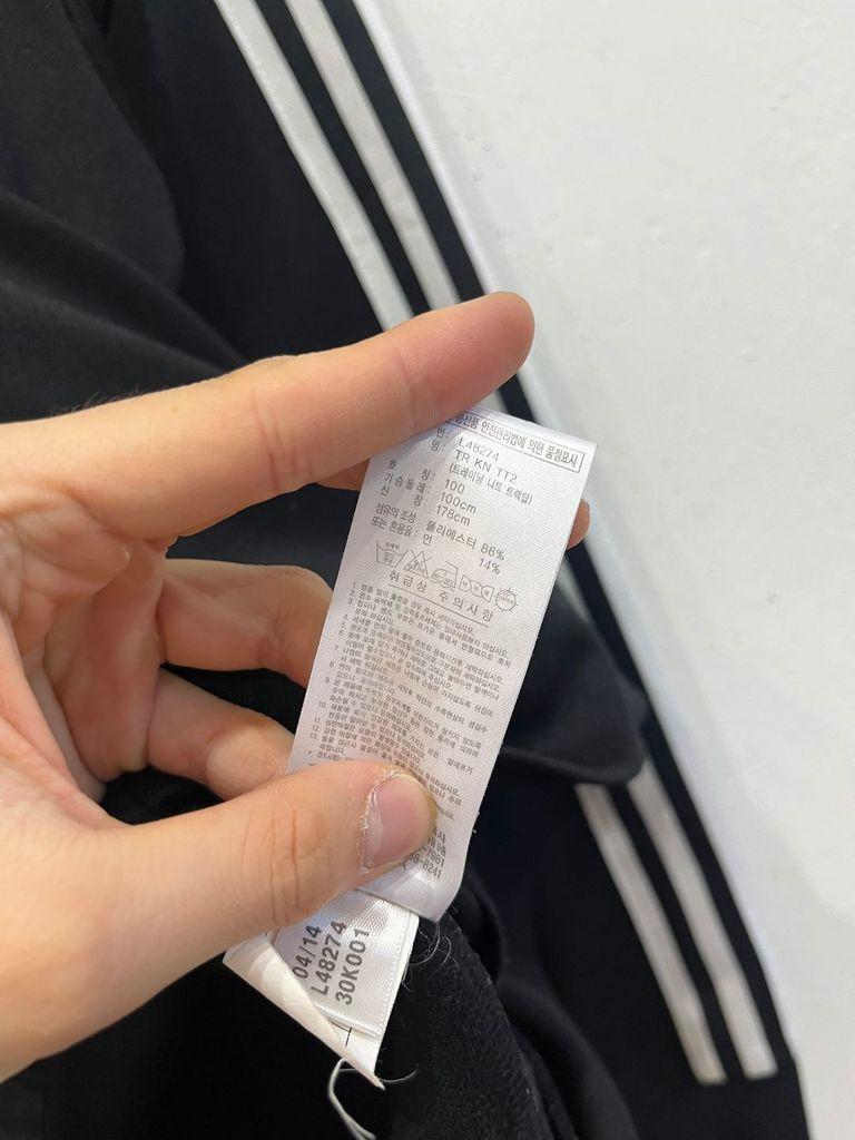 아디다스 자수로고 트랙탑 져지 블랙 7