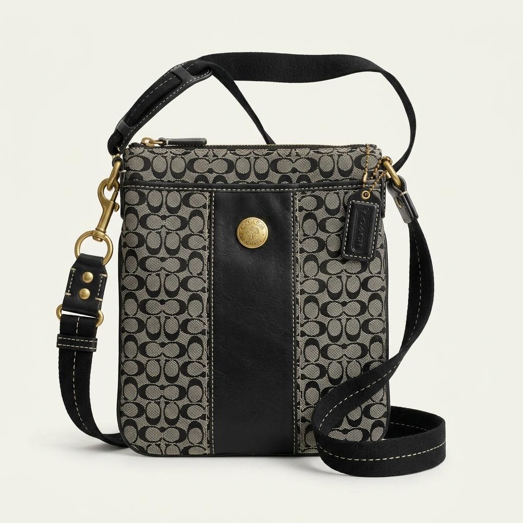 COACH 코치 모노그램 미니 크로스백 1