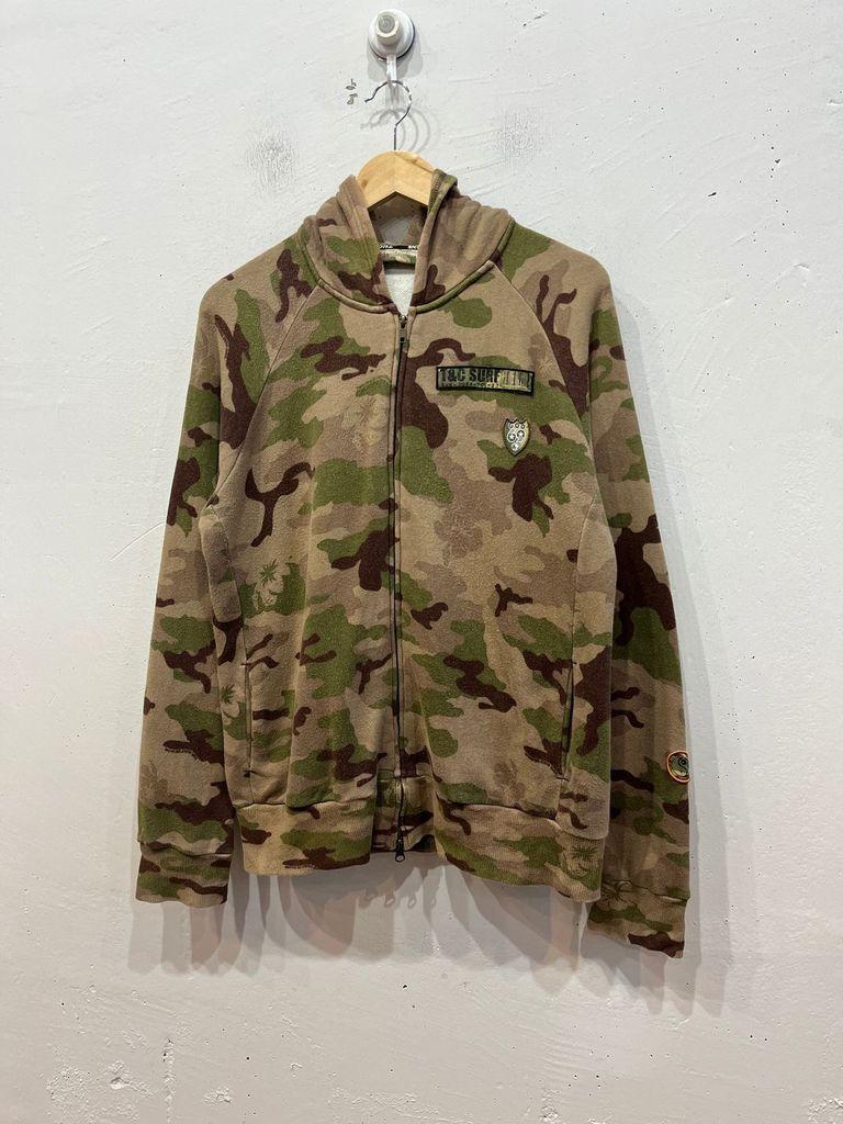 T&C Surf Design 밀리터리 카모플라쥬 후드집업 2