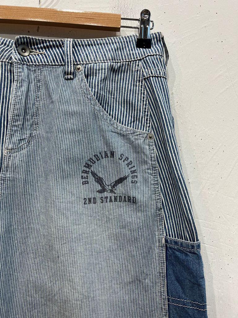 일본빈티지 INDIGO LIFE 히코리 데님 스커트 치마 4