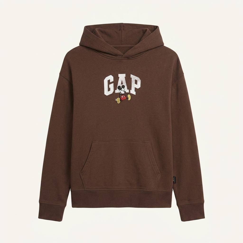 GAP 미키마우스 브라운 후드티 우먼즈 1