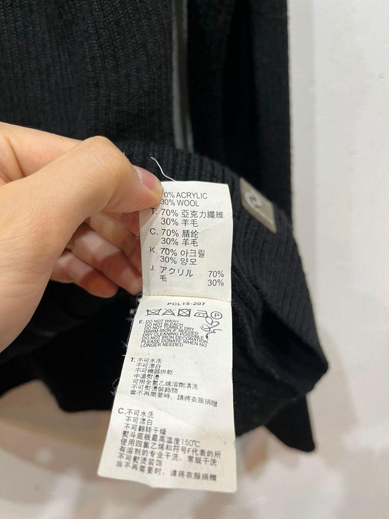 리바이스 DENIZEN 숄더패치 골지 니트집업 블랙 XL 9