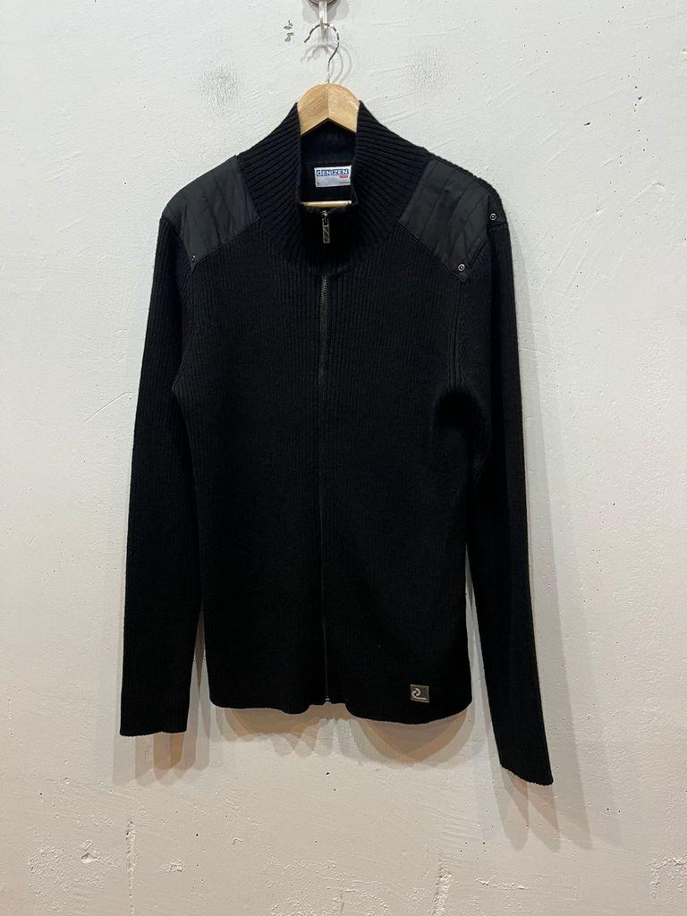 리바이스 DENIZEN 숄더패치 골지 니트집업 블랙 XL 2