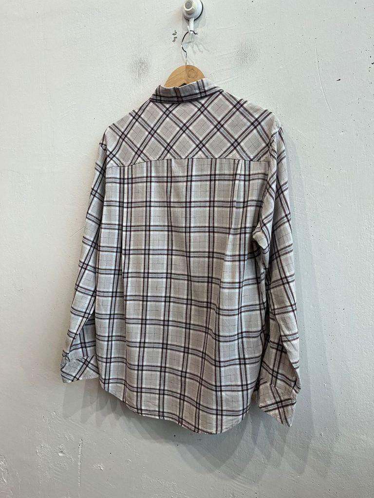 칸사이야마모토 린넨 블렌디드 체크 셔츠 5