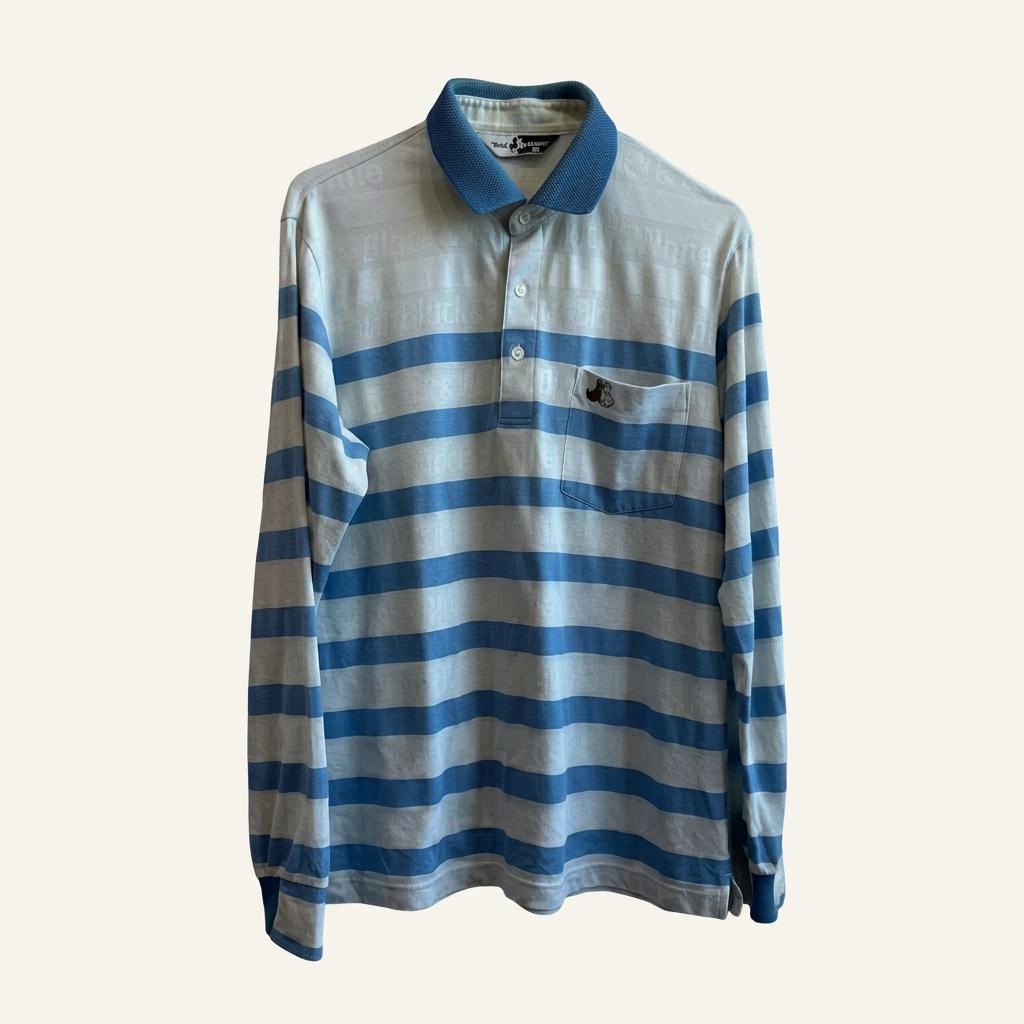 블랙앤화이트 골프 긴팔 카라티 MADE IN JAPAN (M) 1