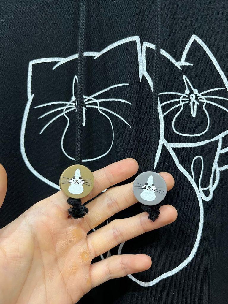 일본빈티지 nyaa 네코 고양이 후드티 미사용품 3