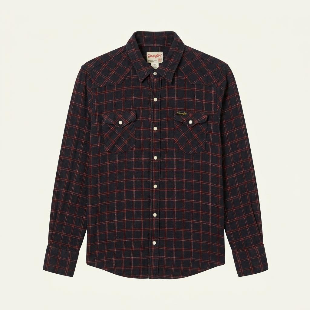 랭글러 웨스턴 플란넬 셔츠 우먼즈 Made in JAPAN 1