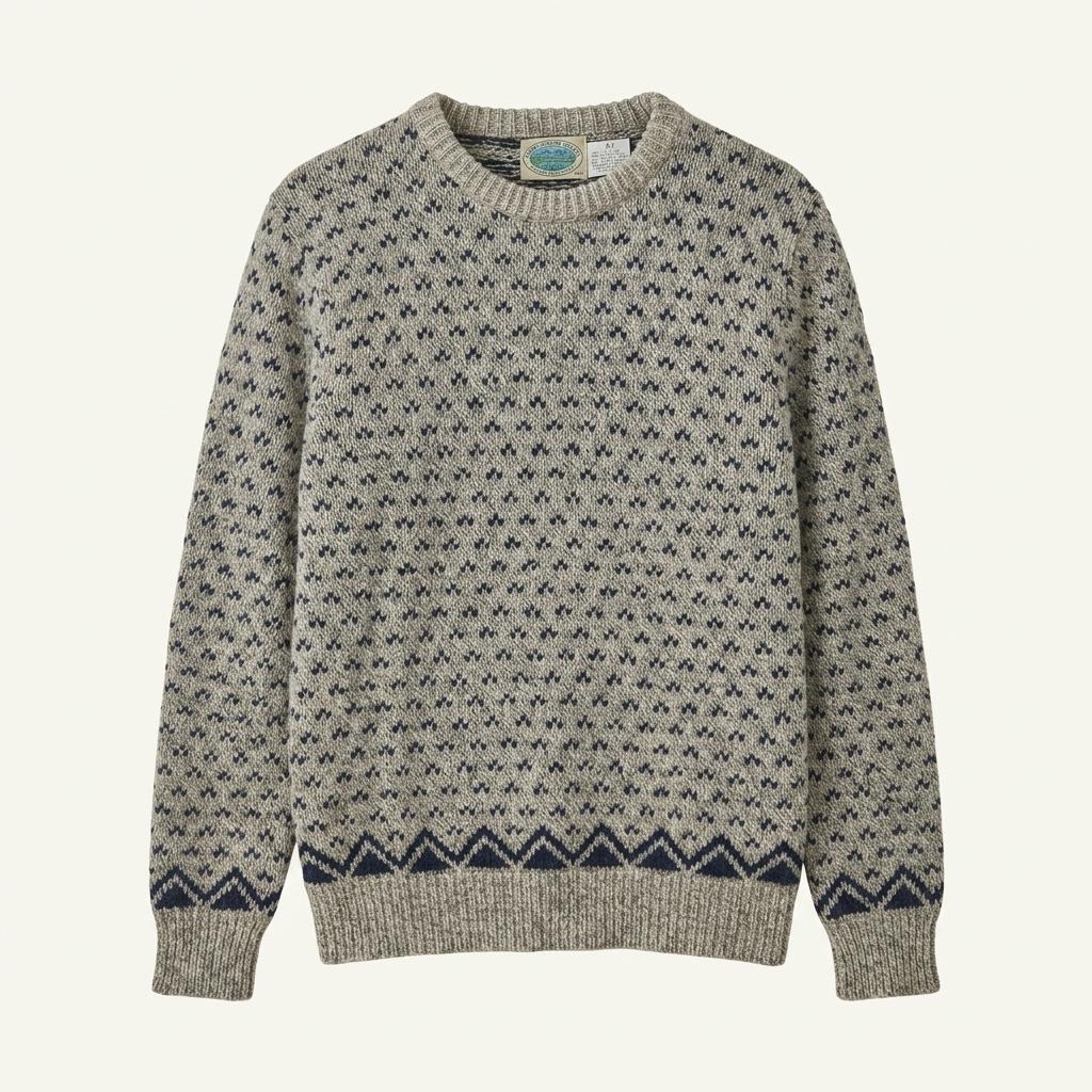 90s ROYAL NORTH MILLS 울 니트 스웨터 Made in USA 1