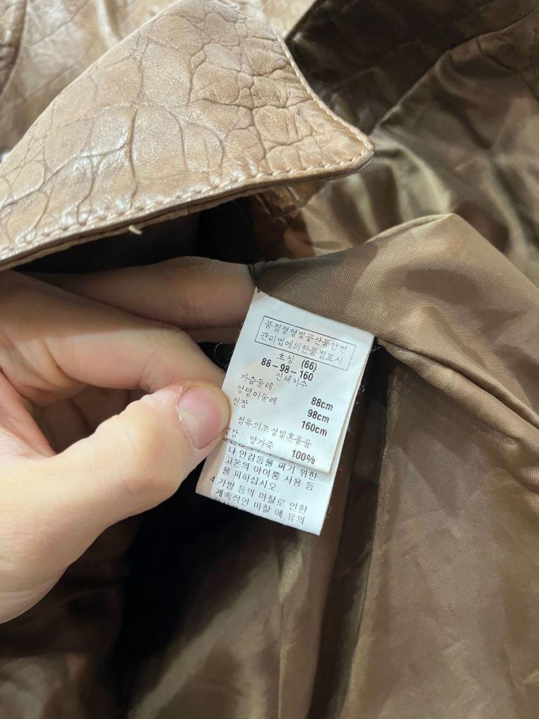 양가죽 뱀피 레더 자켓 우먼즈 8