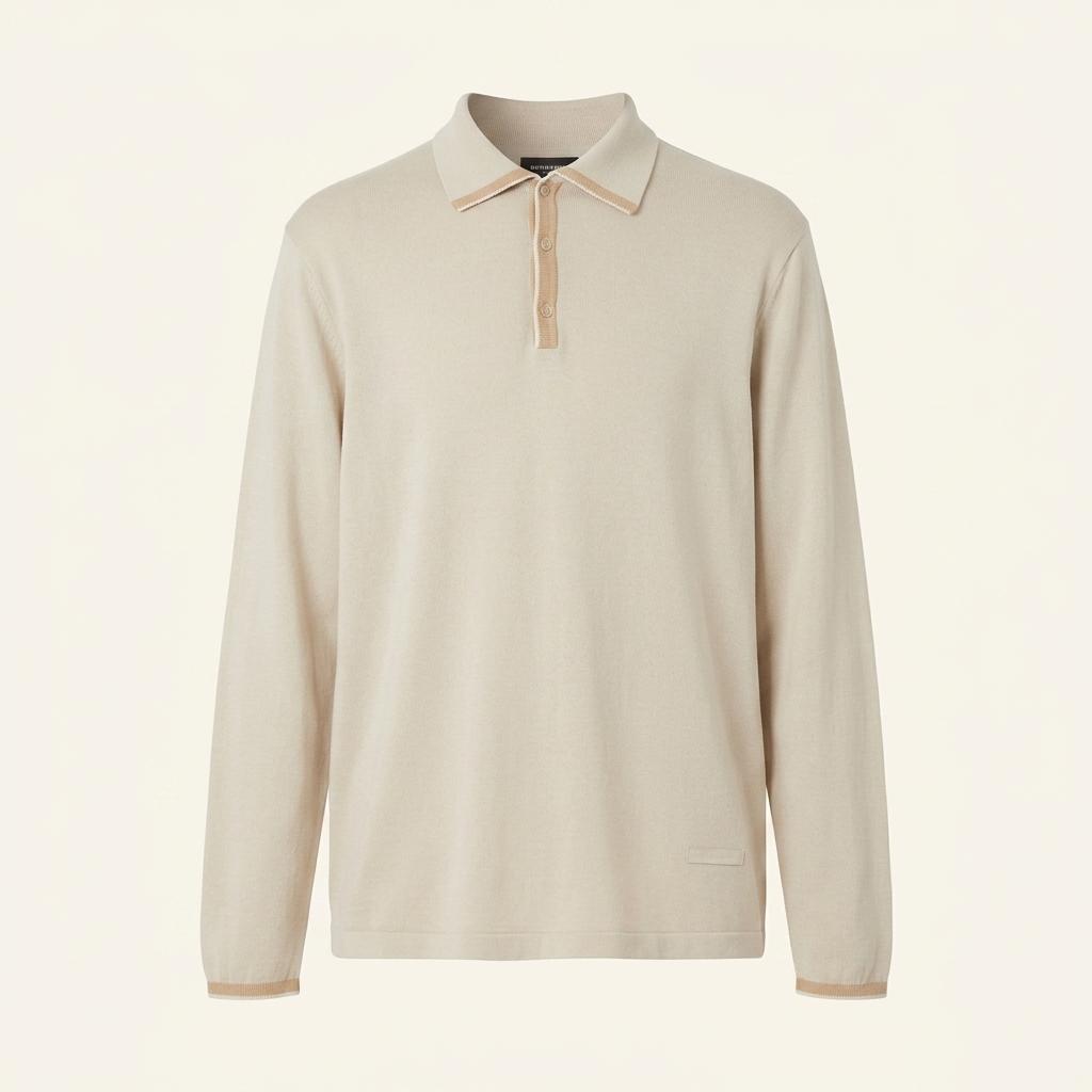버버리 골프 니팅 PK 롱슬리브 Made in JAPAN (M) 1