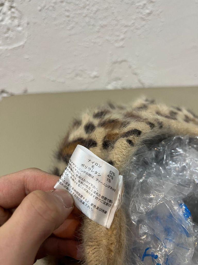 일본빈티지 레오파드 울 베레모 우먼즈 6