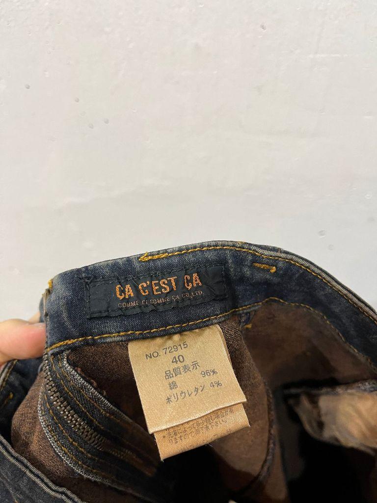 일본빈티지 CA CEST CA JPN 스티치 롱스커트 치마 7