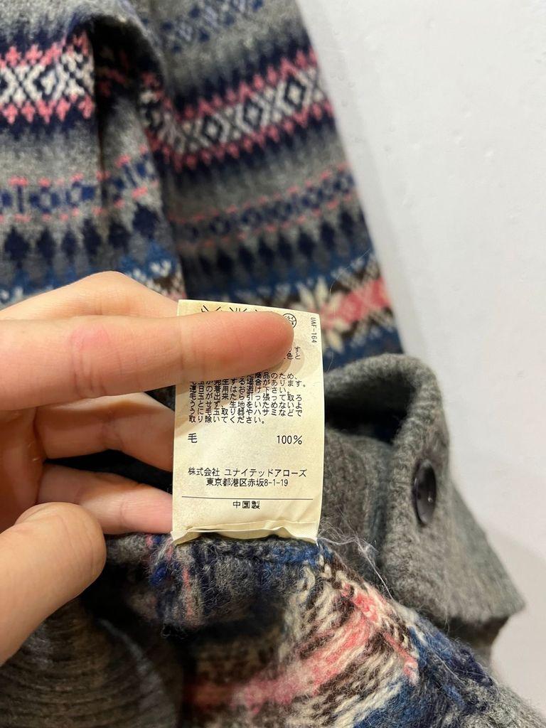 유나이티드 애로우즈 퓨어울 노르딕 후디 가디건 우먼즈 6