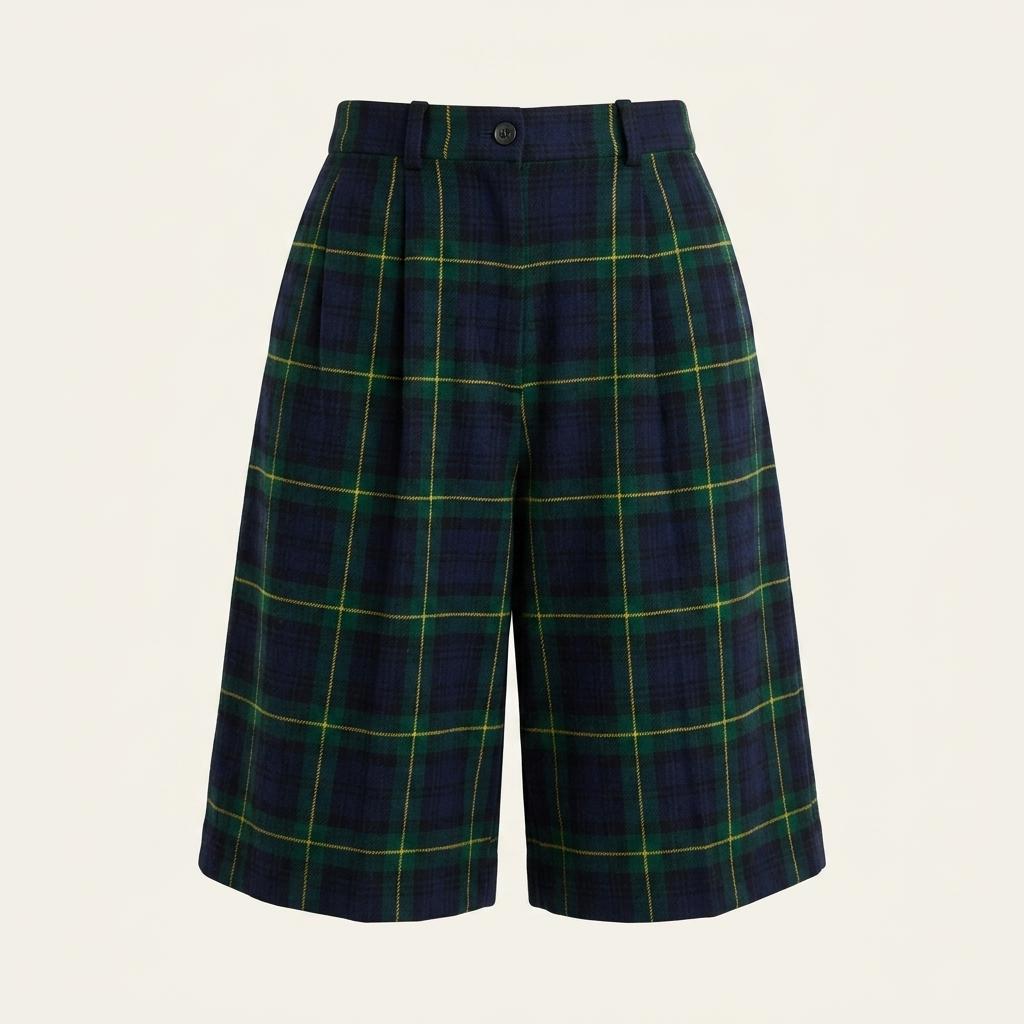 GLEN NEVIS 퓨어울 클래식 큐롯팬츠 Made in JAPAN 1