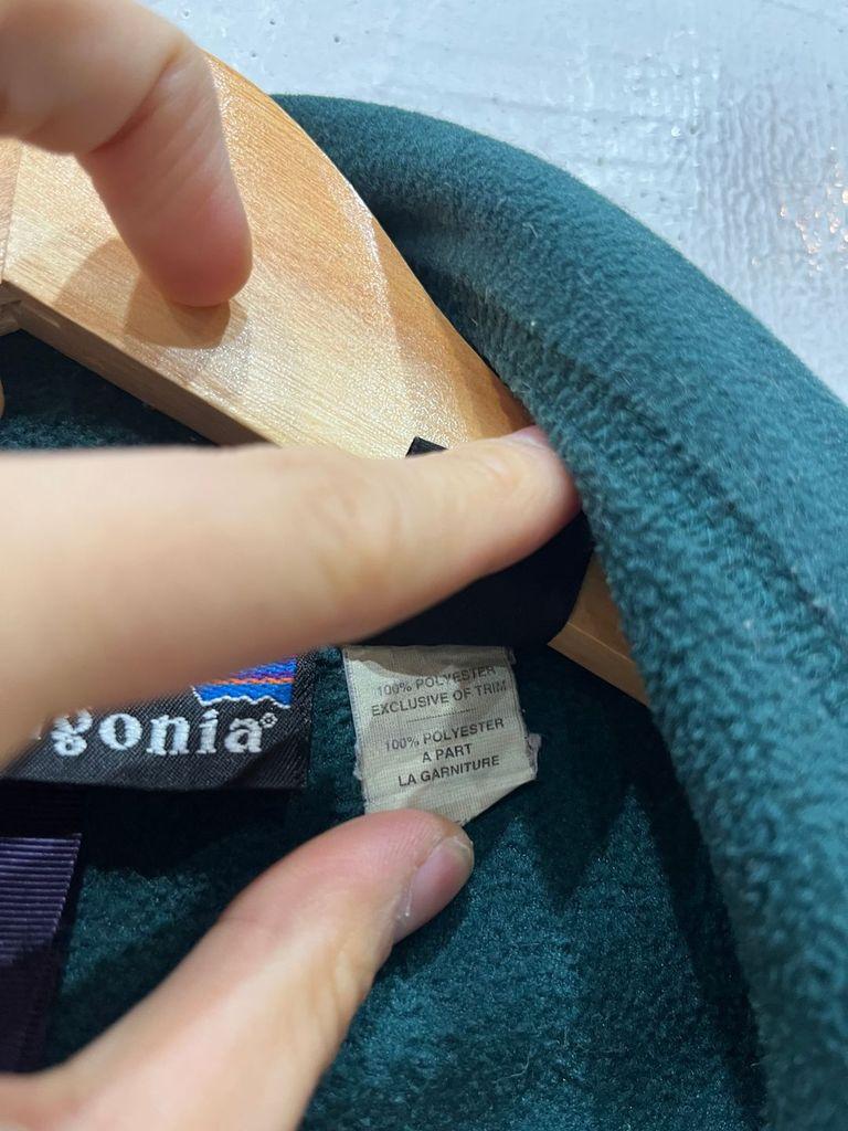 90s 파타고니아 후리스 자켓 그린 Made in USA (M) 9