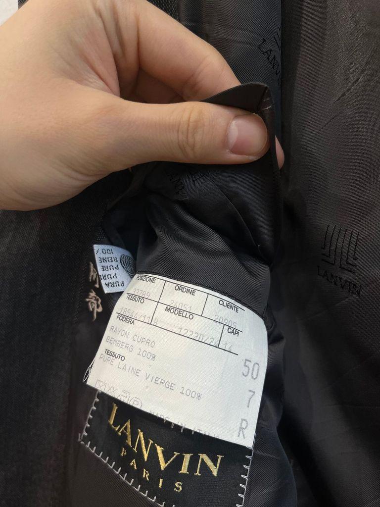 LANVIN 랑방 퓨어울 블레이저 테일러드 자켓 Made in ITALY 9