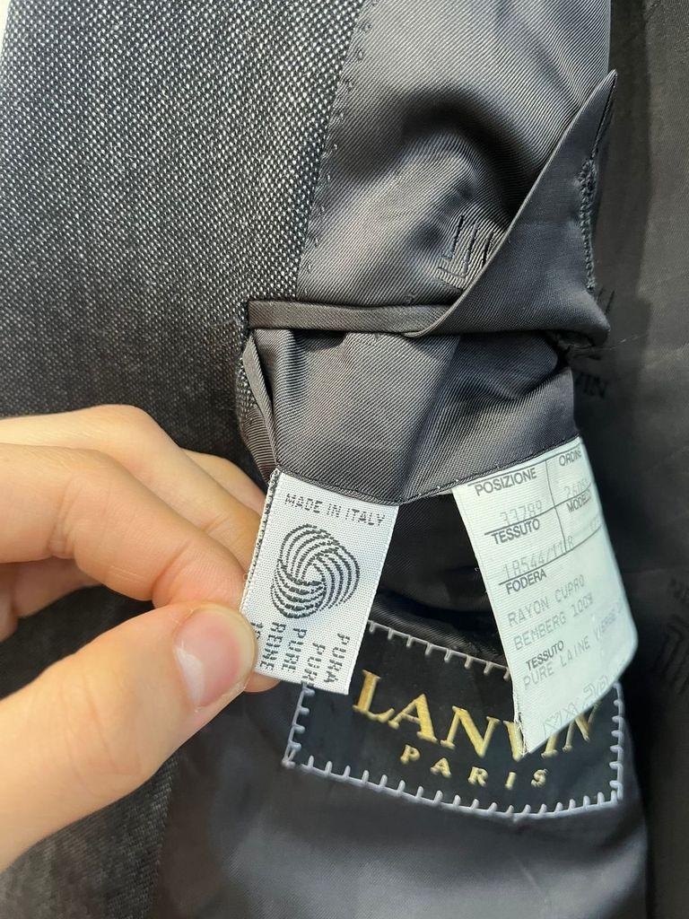 LANVIN 랑방 퓨어울 블레이저 테일러드 자켓 Made in ITALY 10
