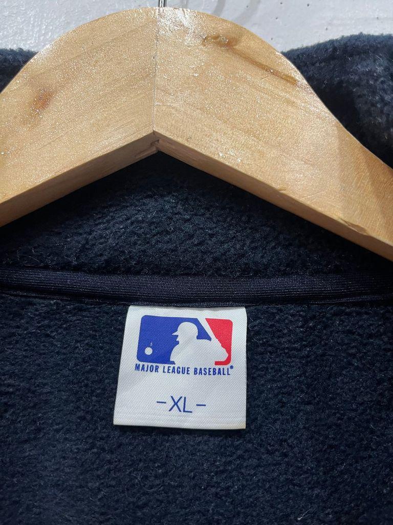 유니클로 MLB 뉴욕양키즈 반집업 풀오버 후리스 네이비 6