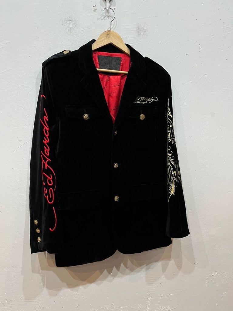 ED HARDY 에드하디 금장 자수 벨벳 자켓 4