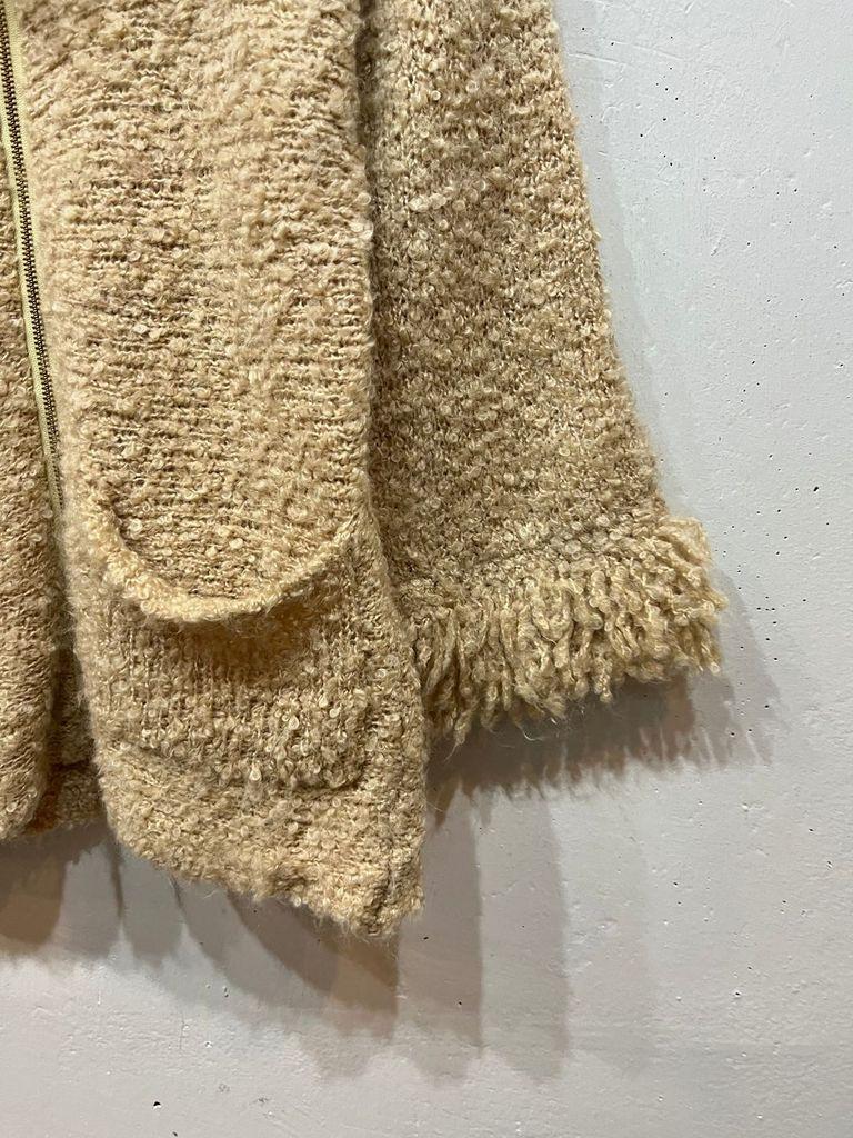 일본빈티지 LATENDA 울 푸들 니트집업 우먼즈 4