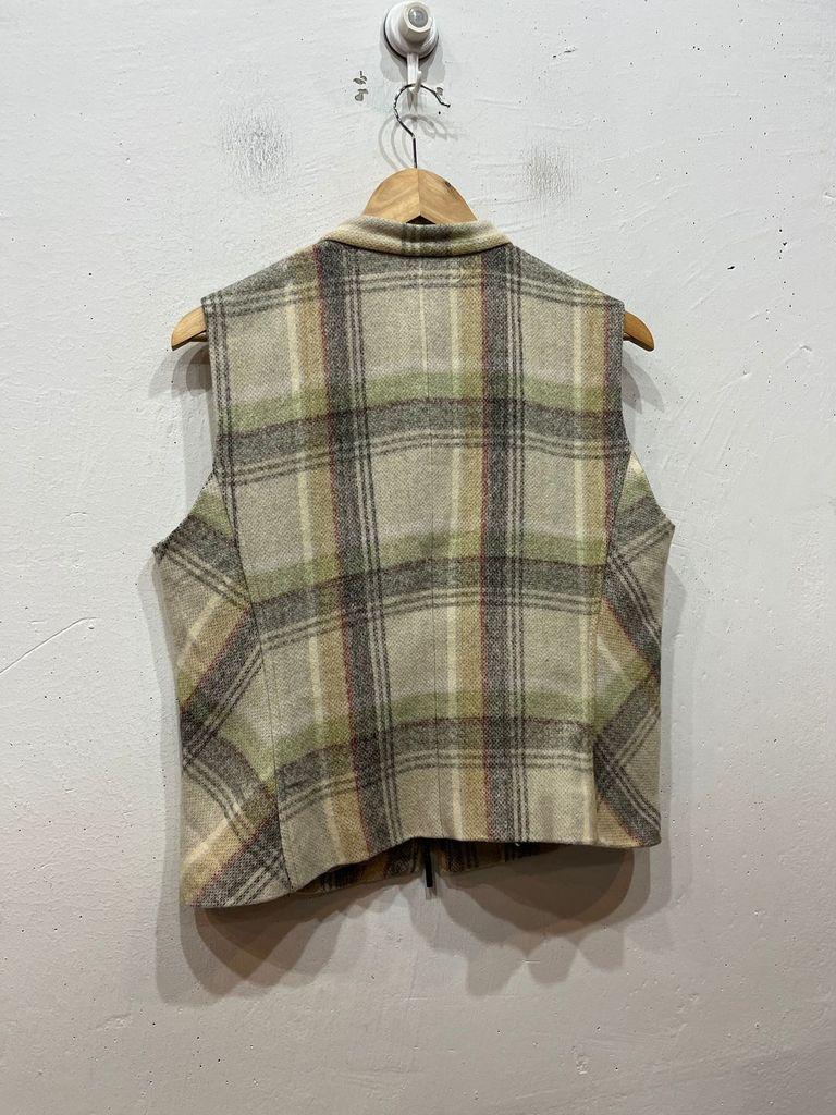 히로코 코시노 히로코비스 울 집업 베스트 조끼 Made in JAPAN 5