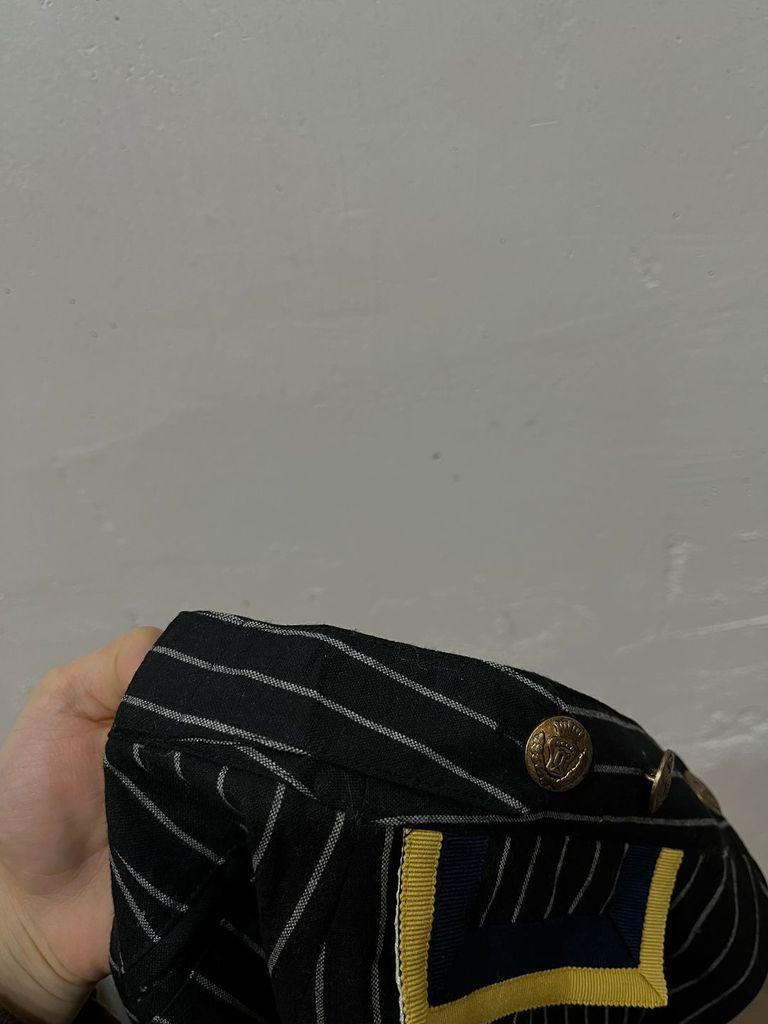 존 갈리아노 로우라이즈 스트라이프 울 팬츠 우먼즈 Made in ITALY 10