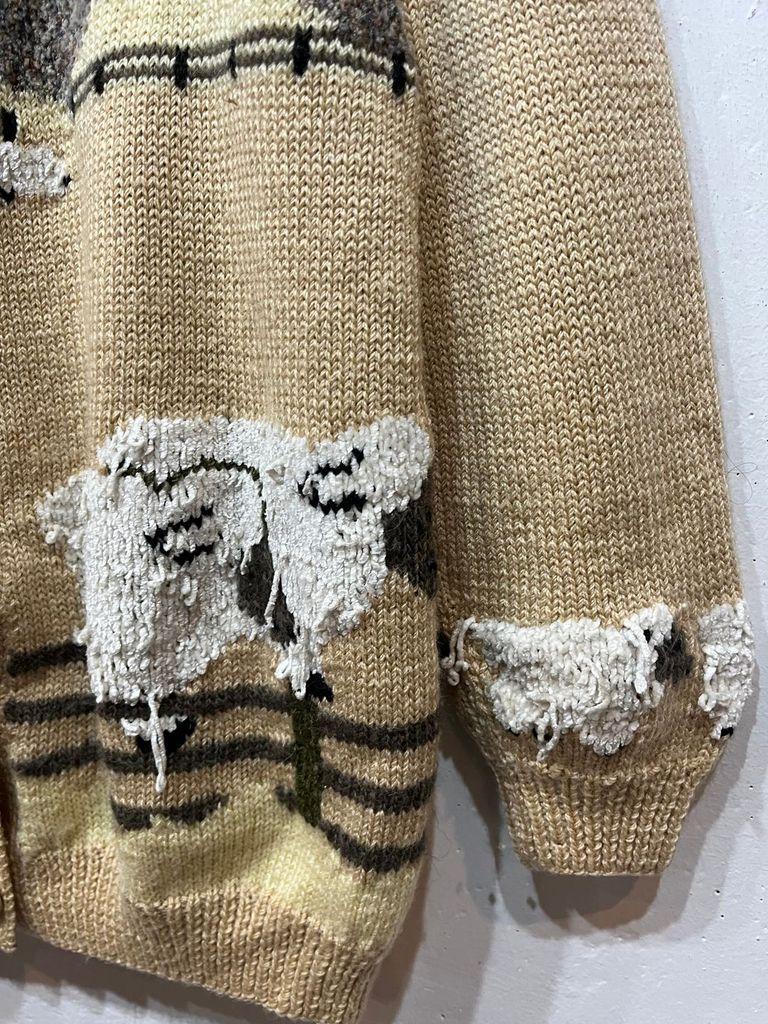 BONZ 뉴질랜드산 핸드메이드 양떼목장 퓨어울 가디건 6