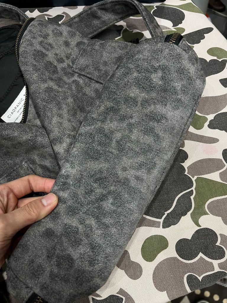 일본빈티지 CIAOPANIC 레오파드 플리스 백팩 8