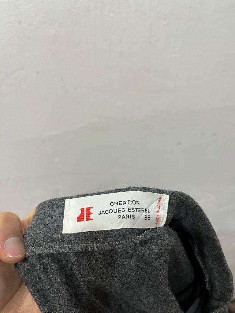 JACQUES ESTEREL 자수 울 스커트 Made in JAPAN 9
