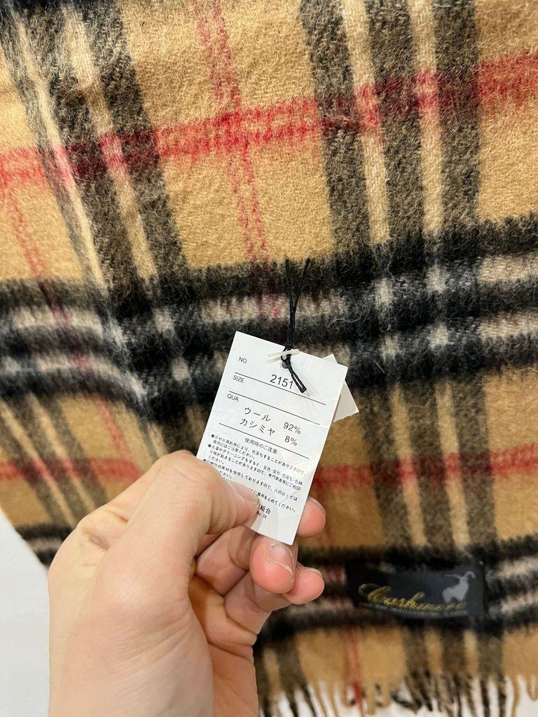 울 캐시미어 머플러 미사용품 5