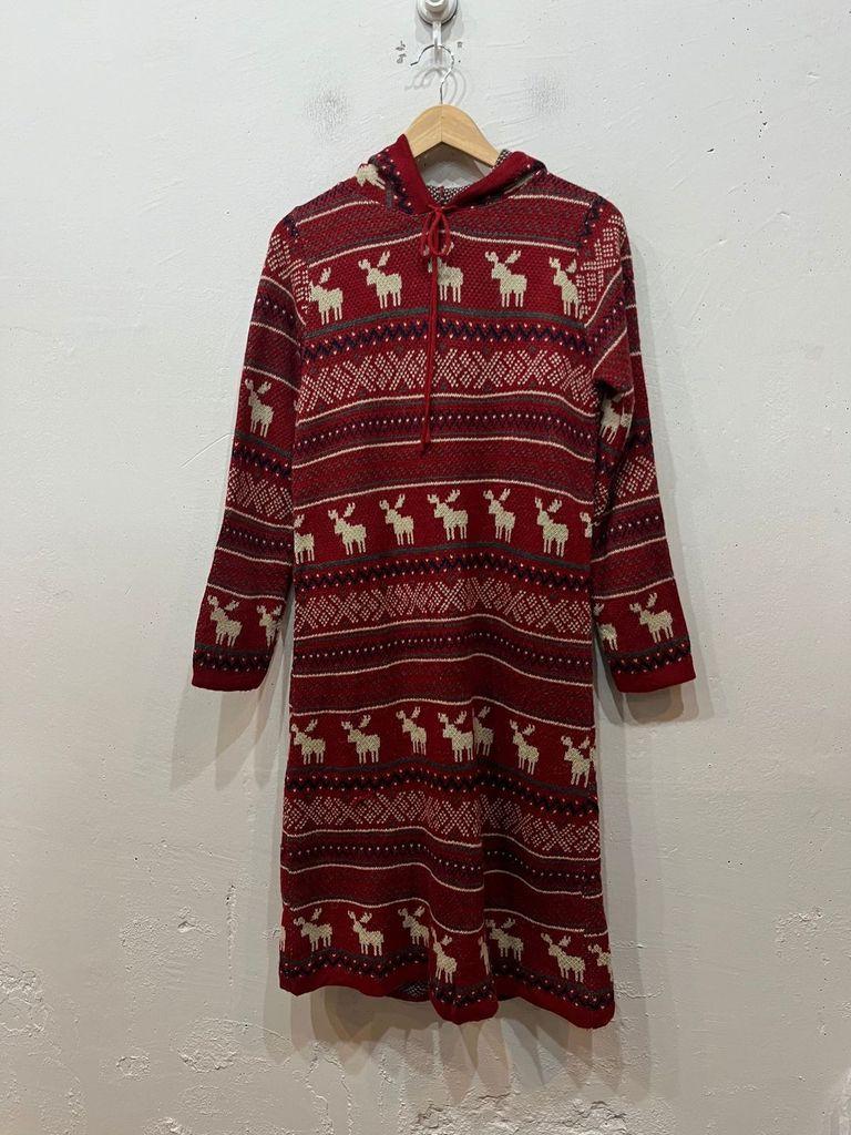 Olive des Olive 노르딕 니트 후디 원피스 Made in JAPAN 2