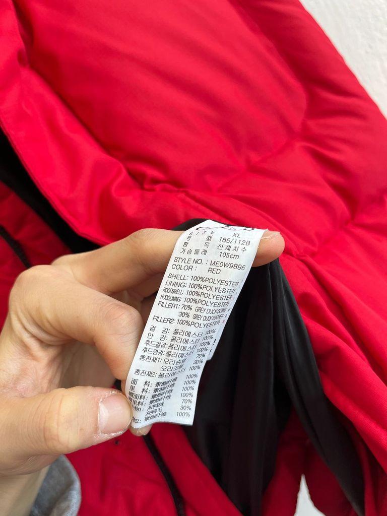 게스 덕다운 패딩조끼 XL 5