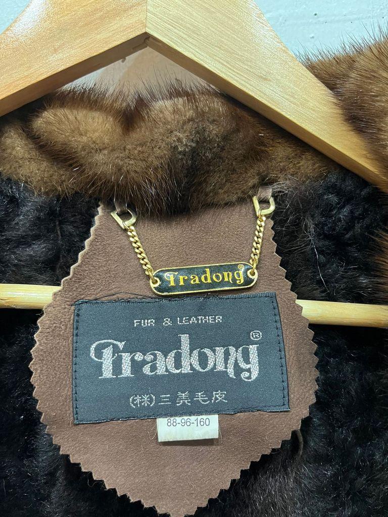 Fradong 양가죽 밍크 트리밍 무스탕 코트 우먼즈 7