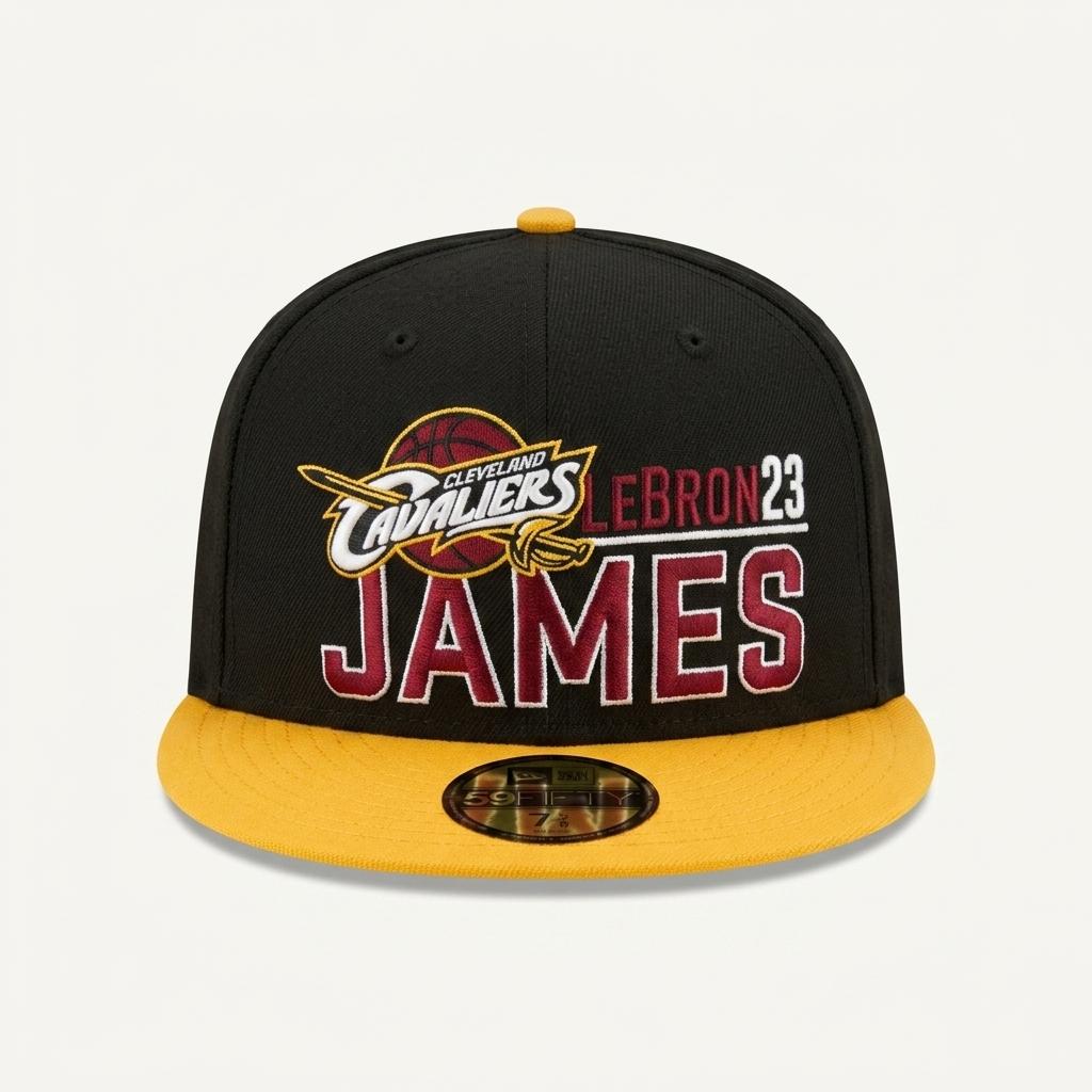 뉴에라 NBA 59fifty 클리브랜드 르브론 제임스 스냅백 모자 1