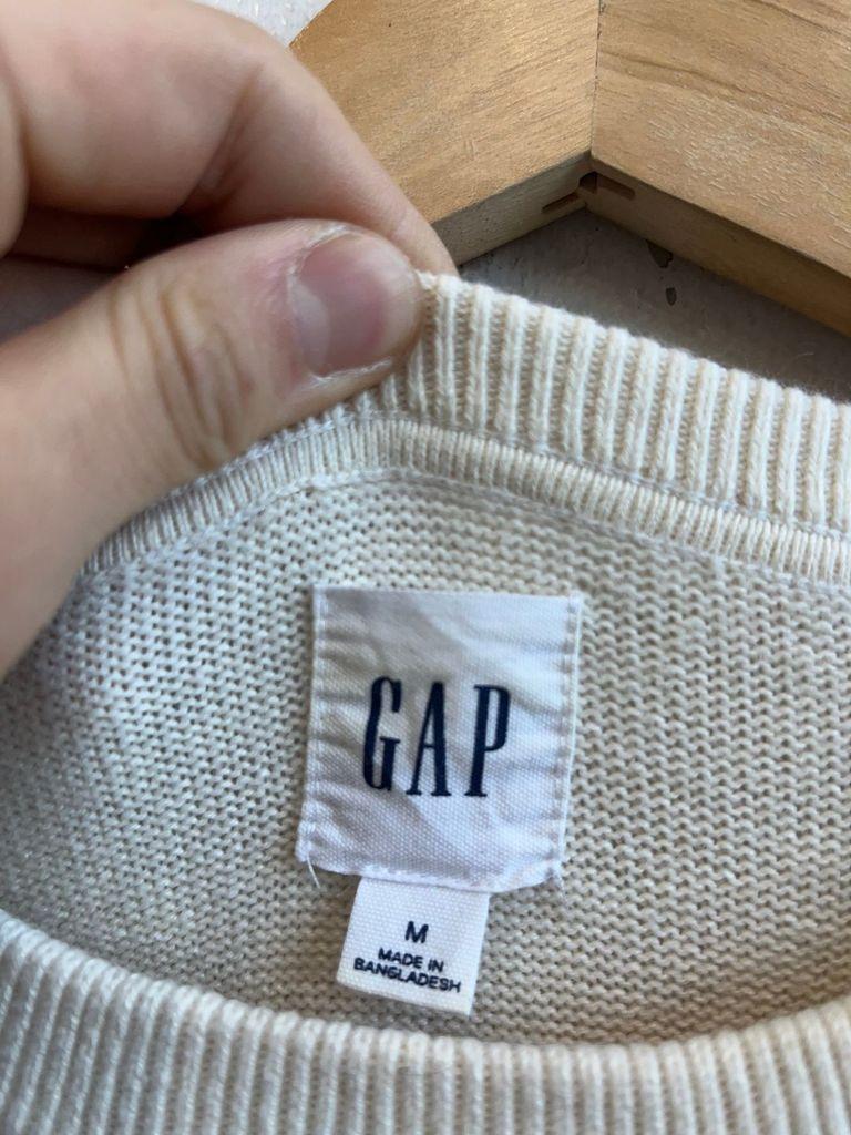 gap 갭 테디베어 로고 코튼 니트 4