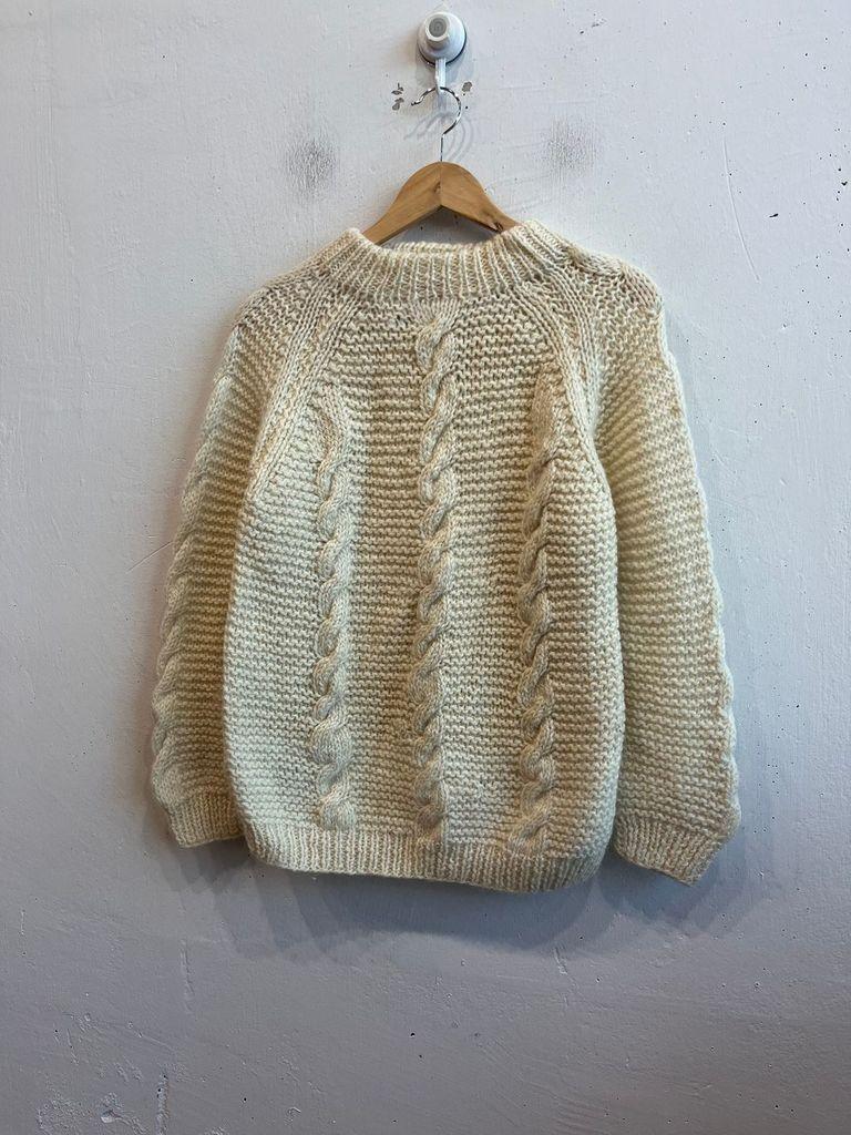 80~90s GREEK KNITWEAR 아란 케이블 울 니트 우먼즈 2