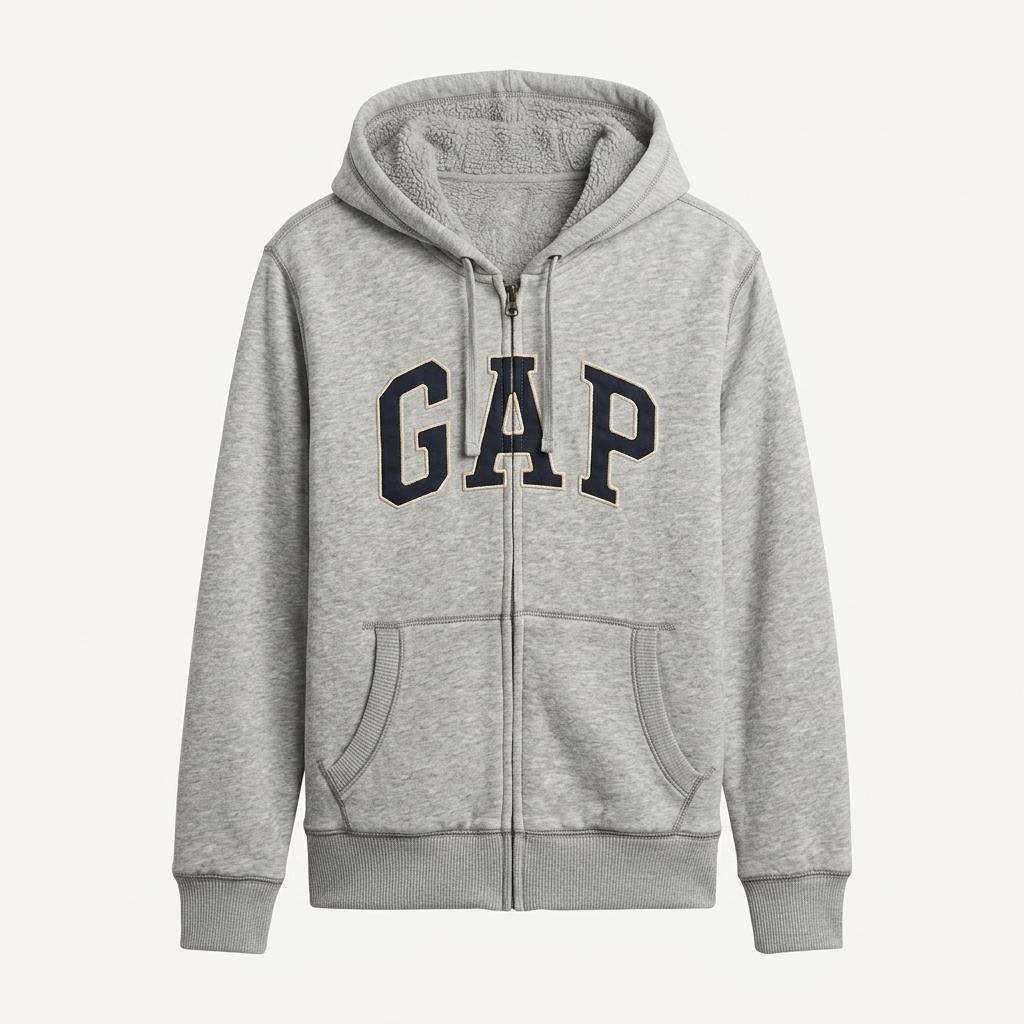 GAP 갭 이너플리스 후드집업 그레이 1