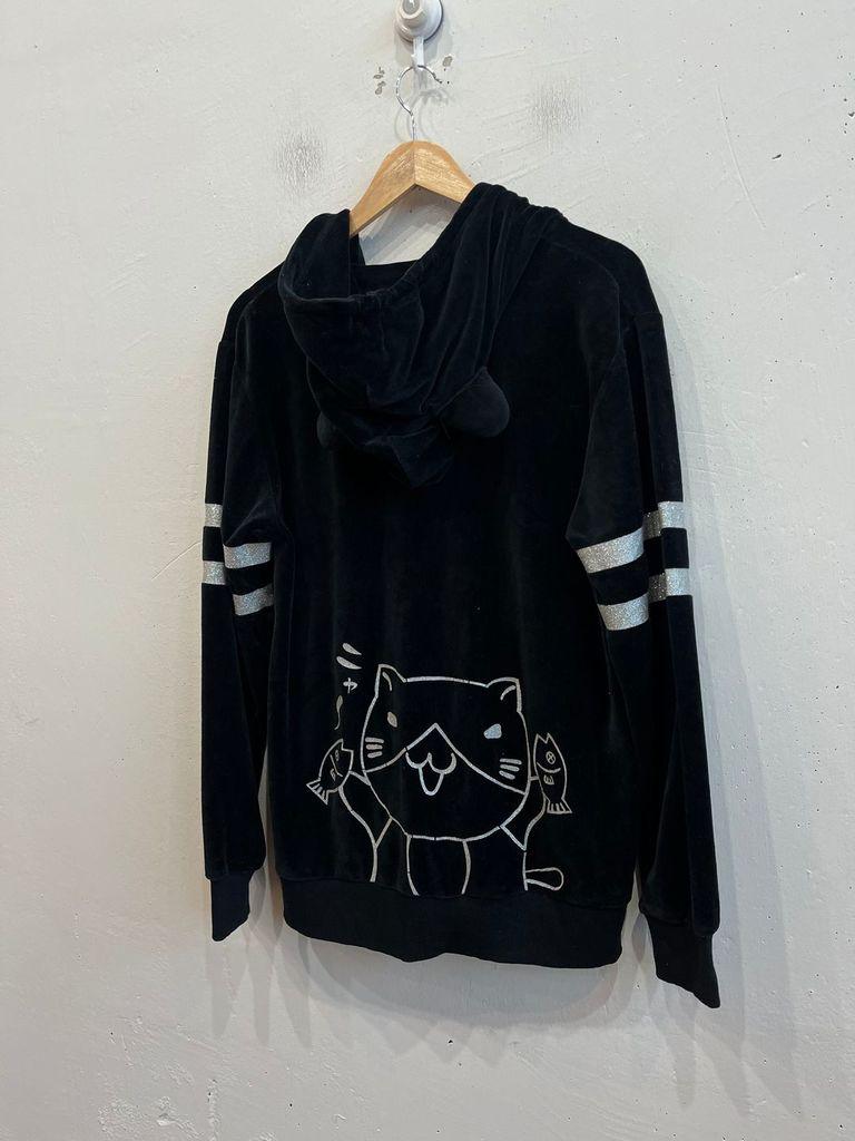 NecoBUCHISAN 네코부치산 벨벳 후드집업 3