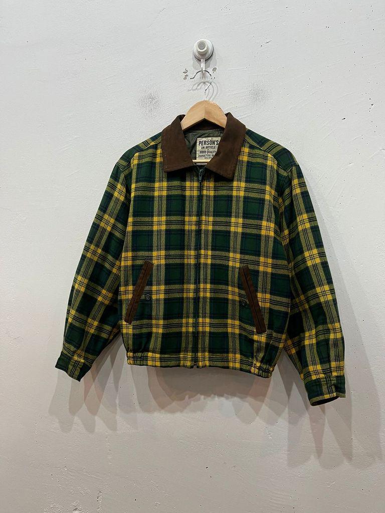 PERSONS 퍼슨스 클래식 체크 울 자켓 Made in JAPAN 2