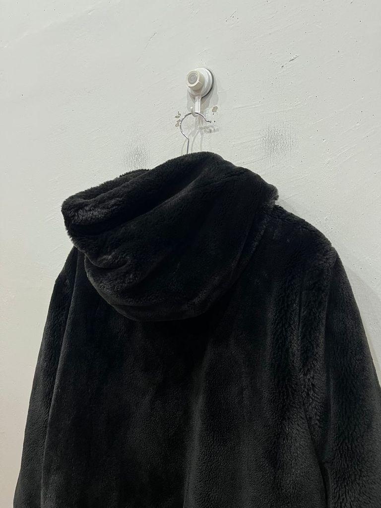 ZARA 자라 플리스 퍼자켓 블랙 7