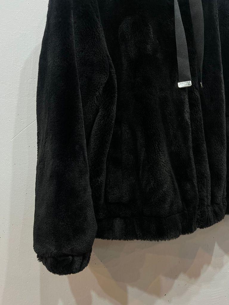 ZARA 자라 플리스 퍼자켓 블랙 3