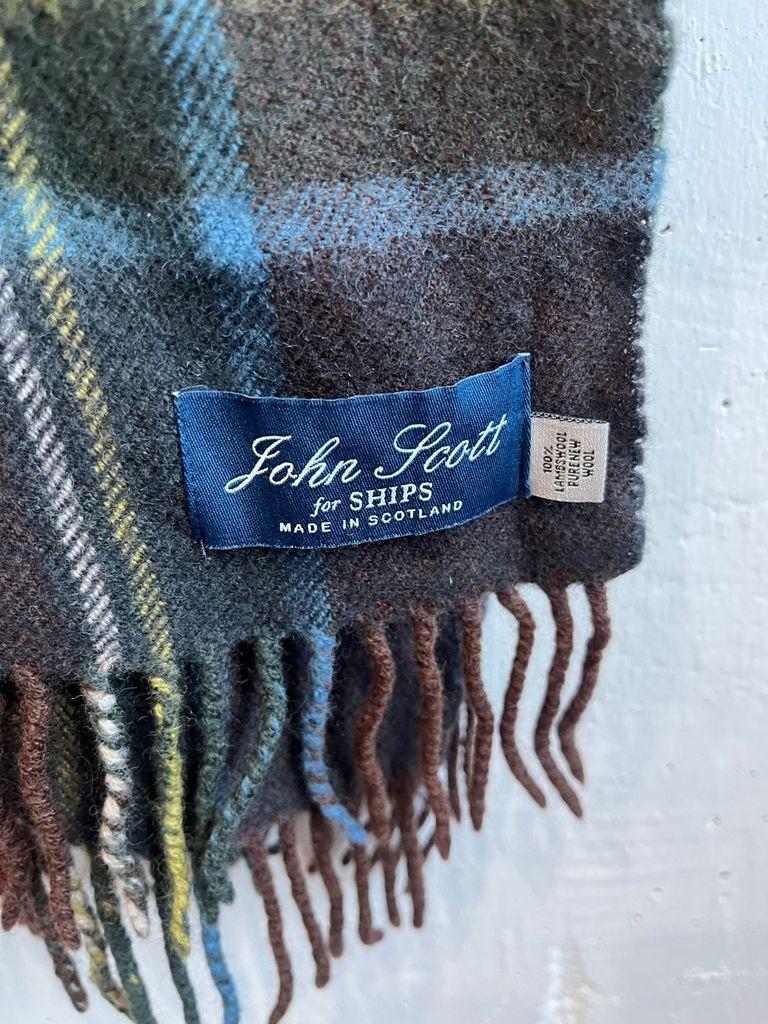 JOHN SCOTT for SHIPS 램스울 숄 머플러 Made in SCOTLAND 2