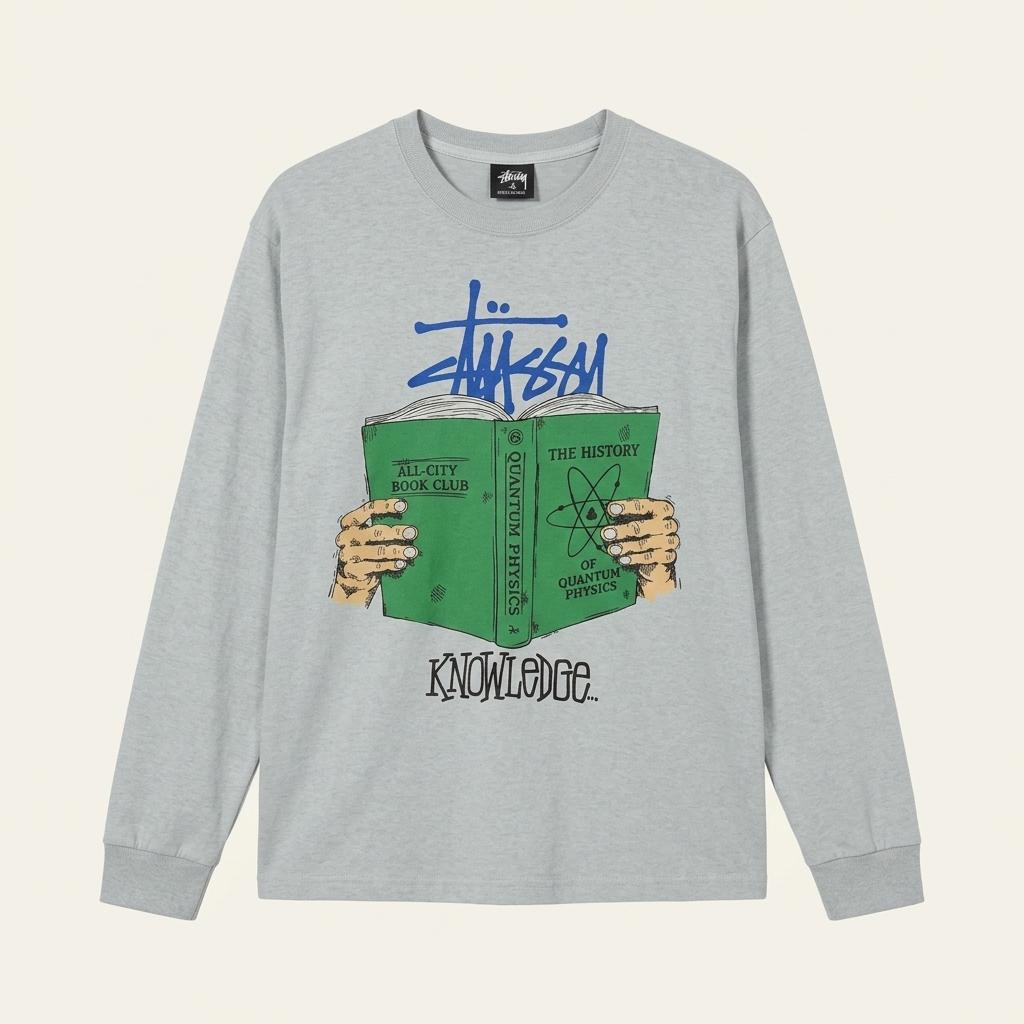 00s 스투시 Knowledge All City Book Club 롱슬리브 S 1