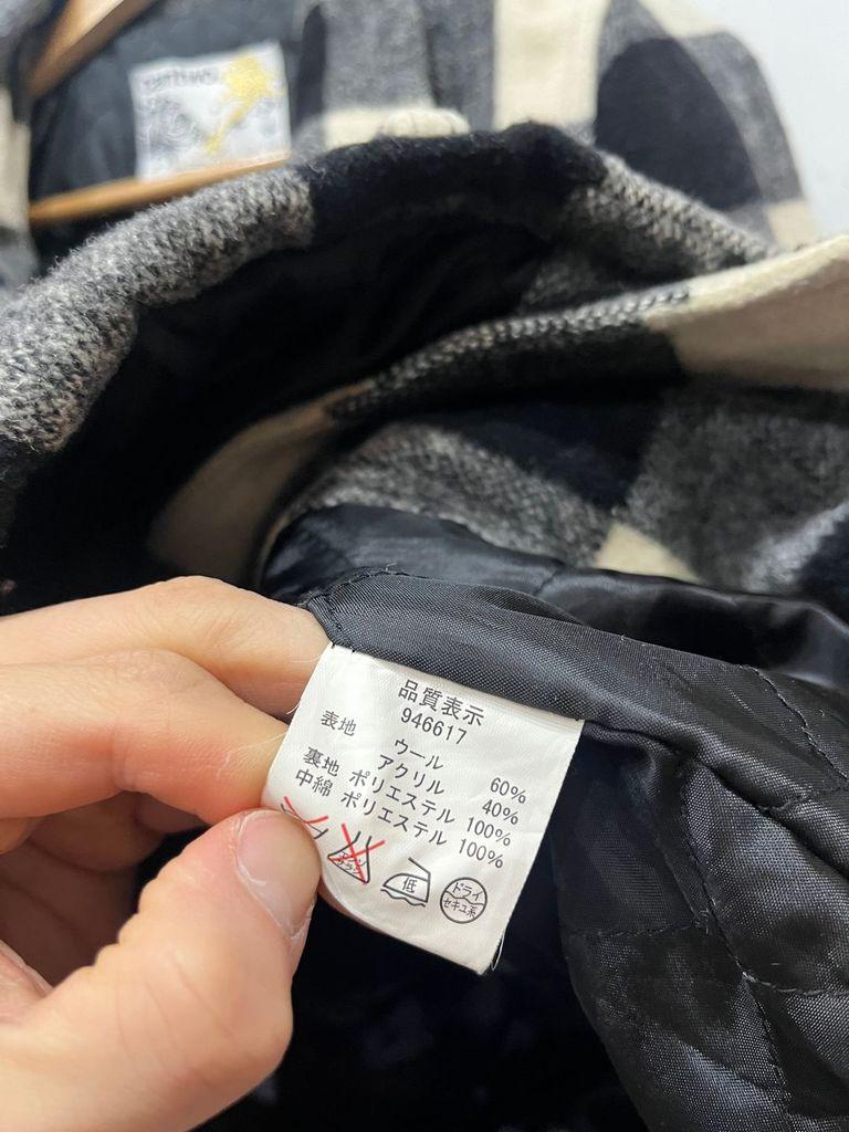 일본빈티지 CANTWO 체크 울 바이커 자켓 우먼즈 9