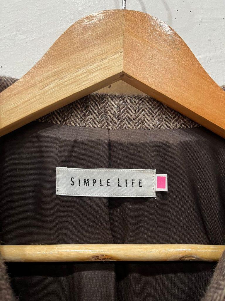 일본빈티지 SIMPLE LIFE 헤링본 울 자켓 우먼즈 7